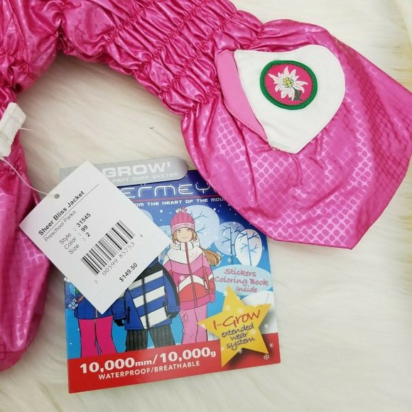 Obermeyer Bliss Insulated Girl's Ski Jacket Winter Snow Coat - Picture 6 of 10